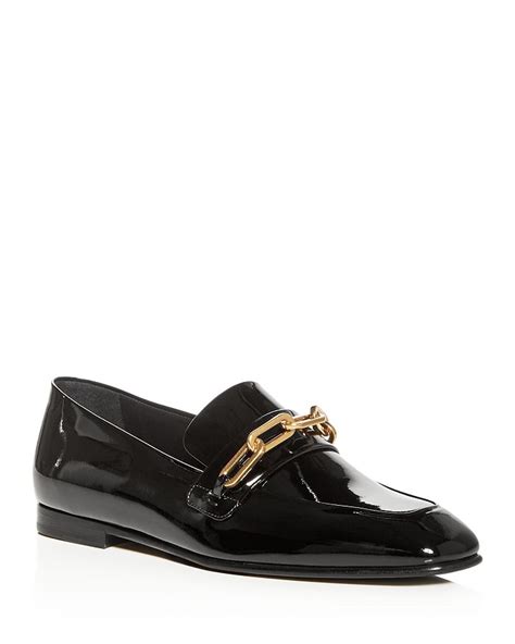 burberry link patent leather apron toe loafers|Women’s Designer Pumps .